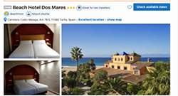 Hotel dos mares en Tarifa - Booking