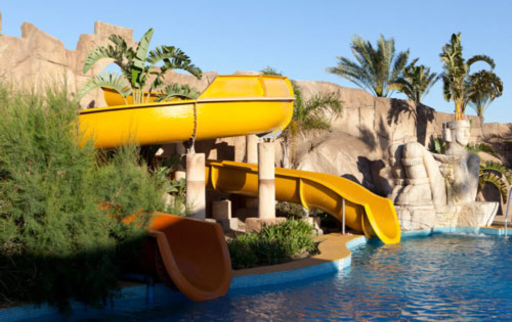 Toboganes para niños en el hotel Senator Zimbali de Vera